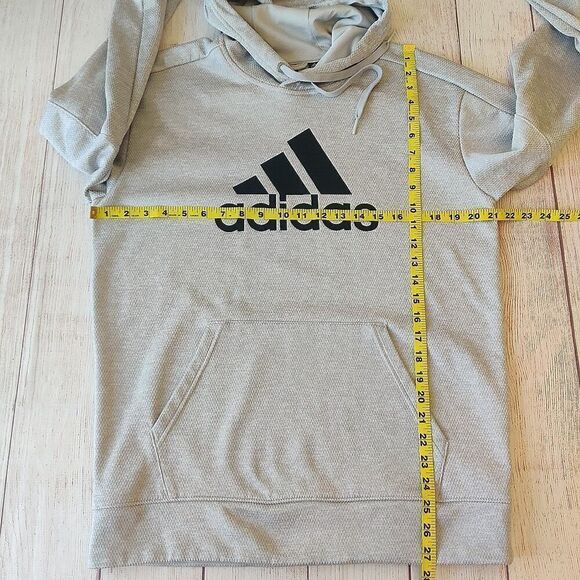 Men's Adidas pullover logo hoodie sz M - Picture 5 of 7